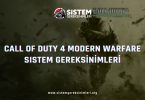 Call of Duty 4 Modern Warfare Sistem Gereksinimleri: COD 4 Minimum ve Önerilen Sistem Gereksinimleri, tavsiye edilen sistem gereksinimleri